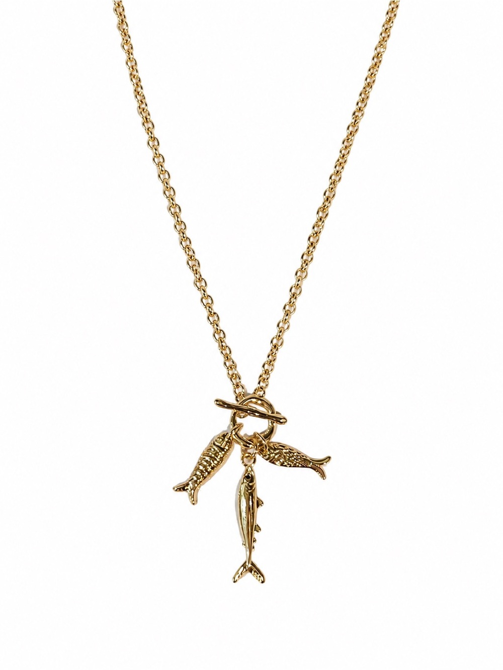 House of Harlow 1960 Gold Tone Toggle Necklace